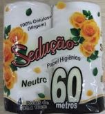 Papel higiênico Sedução 100% celulose virgem